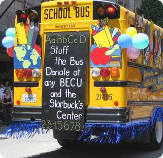 Stuff the Bus Parade Float