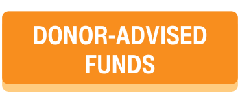 Donor-Advised Funds button links to DAF page opens in same window