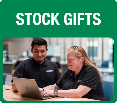Stock Gifts button links to Stock Gifts Page
