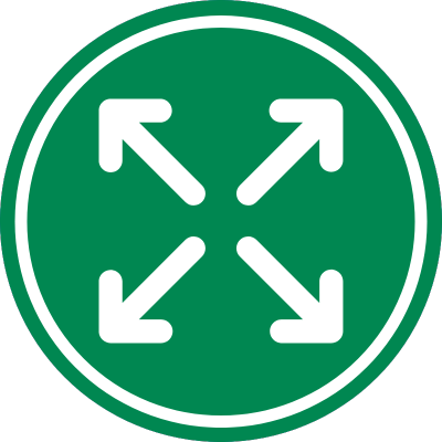 Expanding Reach Icon