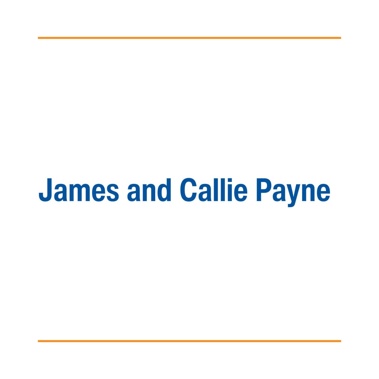 James and Callie Payne