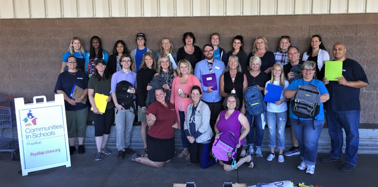Annual School Supply Drive Services Communities In Schools of Puyallup