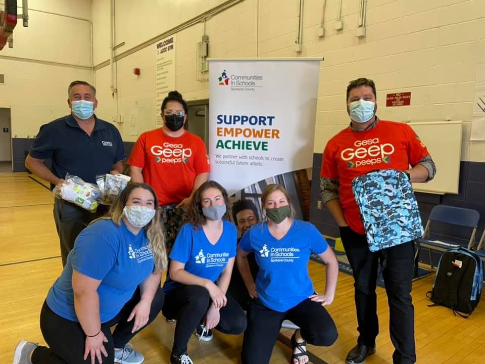 Volunteers at our 2021 Tools to Schools Event