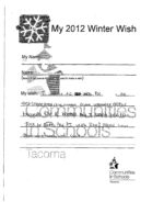 winter wish (homeless student)