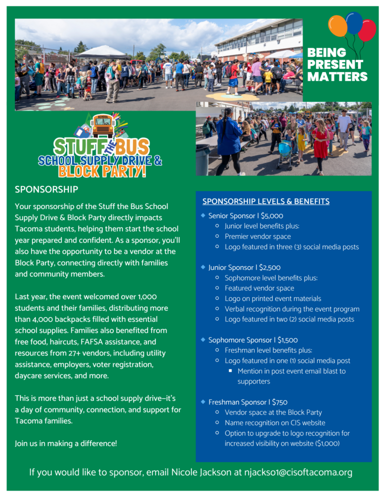 2025 Stuff the Bus School Supply Drive & Block Party: Because BEING ...