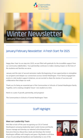 Preview of the January/February Newsletter
