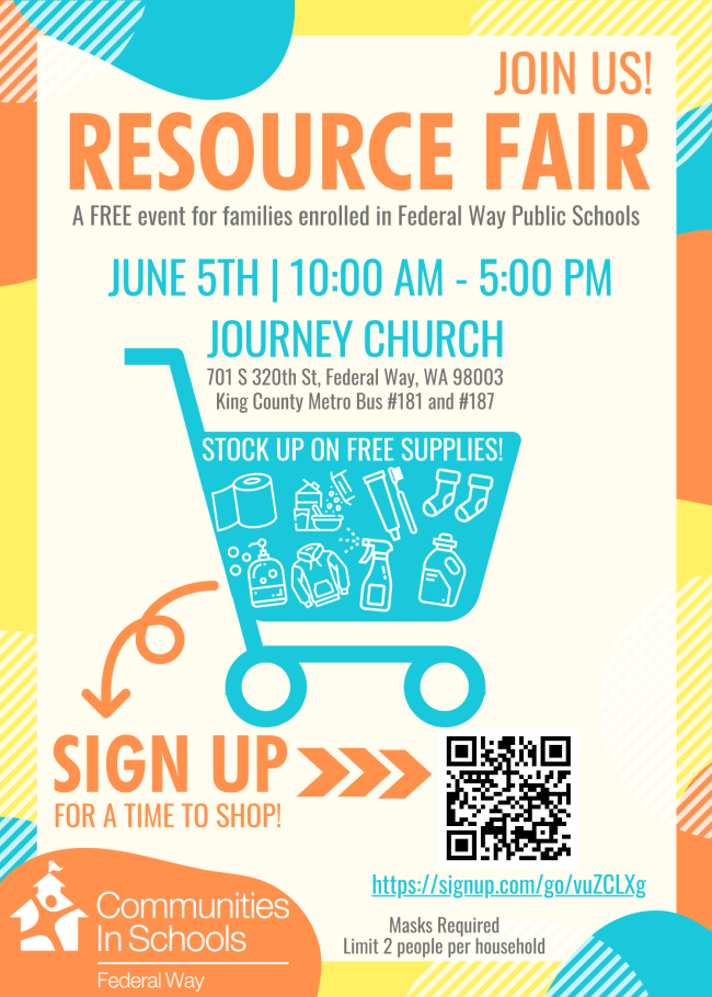 Resource Fair Communities In Schools of Federal WayHighline
